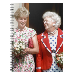 Princess Diana-Barbara Bush Notizblock