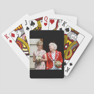 Princess Diana-Barbara Bush Spielkarten