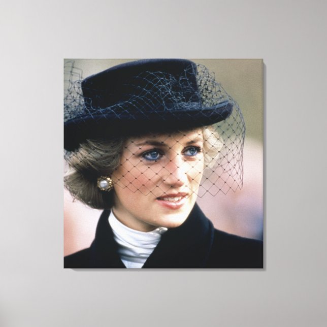 Princess Diana France 1988 Leinwanddruck (Vorderseite)