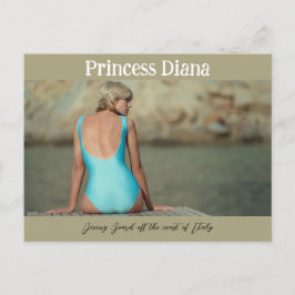 Princess Diana Iconic Image Diving Board Postkarte