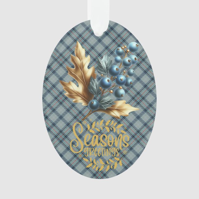 Princess Diana Memorial Scottish Tartan Christmas Ornament (Vorderseite)