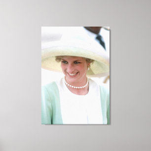 Princess Diana Nigeria 1990 Leinwanddruck
