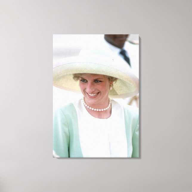 Princess Diana Nigeria 1990 Leinwanddruck (Vorderseite)