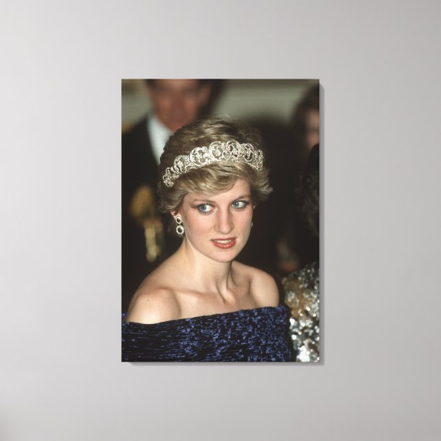 Princess Diana Portugal 1987 Leinwanddruck (Vorderseite)