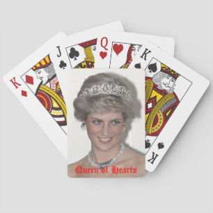 Princess Diana Queen of Hearts Spielkarten