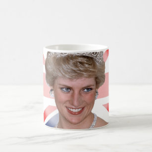 Princess Diana Union Jack Kaffeetasse