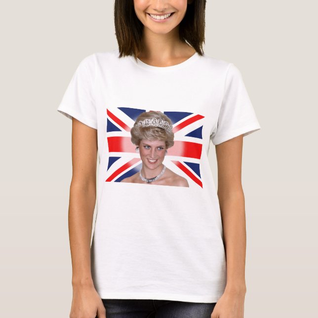 Princess Diana Union Jack T-Shirt (Vorderseite)