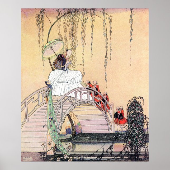 Princess Diaphanie von Kay Nielsen Poster (Vorne)