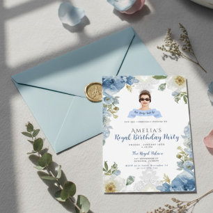 Princess Diaries 30. Geburtstag millennial Einladu Einladung