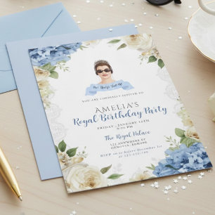 Princess Diaries 30. Geburtstag millennial Einladu Einladung