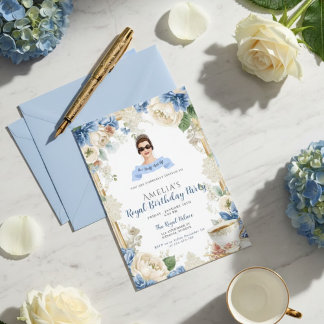 Princess Diaries 30. Geburtstag millennial Einladu Einladung