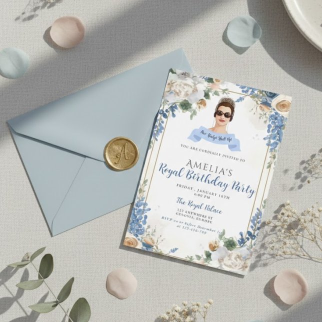 Princess Diaries 30th Birthday milenial Invitation Einladung (Von Creator hochgeladen)