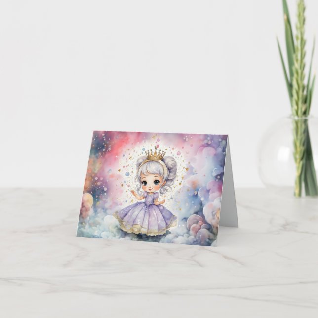 Princess Dreams Birthday Card Karte (Vorderseite)