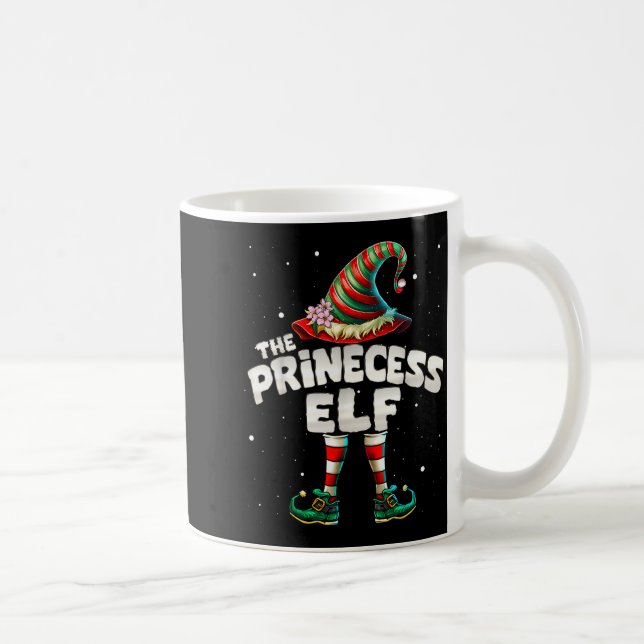 Princess Elf Family Matching Group Christmas Girls Kaffeetasse (Rechts)