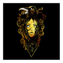 Princess Embraced by a Crow