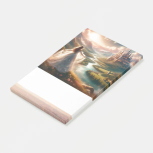 Princess Enchanted Castle Fairytale Post-it Klebezettel