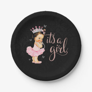 Princess Es ist ein Girl Baby Duwer Teller