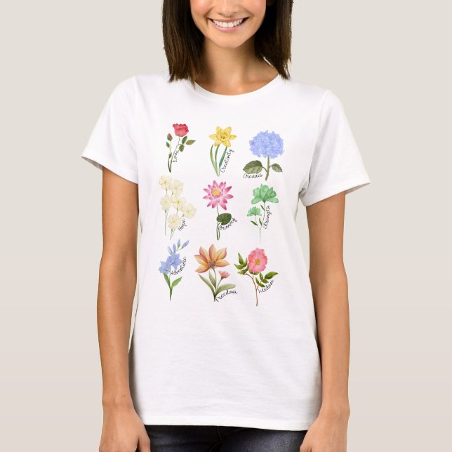 Princess Flowers T-Shirt (Vorderseite)