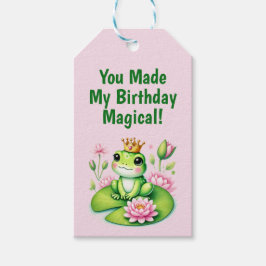 Princess Frog danke Ihnen zum Geburtstag Geschenkanhänger