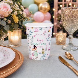 Princess-Frosch-Baby-Party Wald Pappbecher