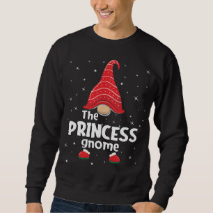 Princess Gnome Familie Matching Weihnachten Funny  Sweatshirt