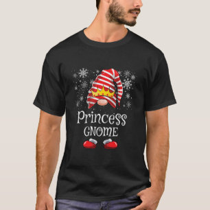 Princess Gnome Girls Kinder Weihnachten Matching T-Shirt