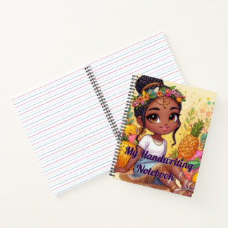 Princess Handwriting Notebook Notizbuch