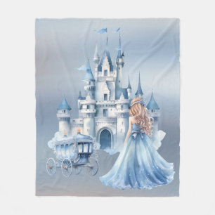 Princess Horse macht 3 Geburtstagsparty Geschenk Fleecedecke