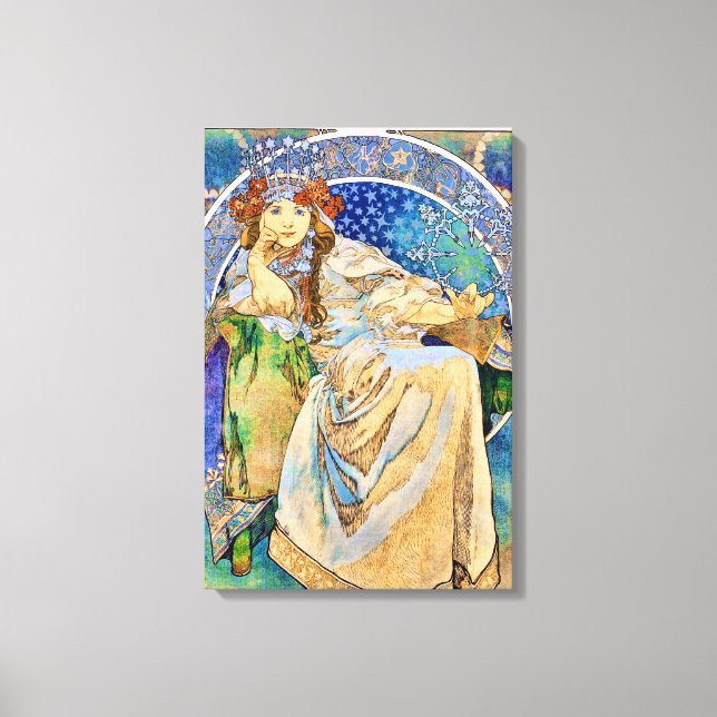 Princess Hyacinth Vintag Theater Werbung Leinwanddruck (Vorderseite)