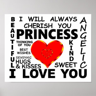 Princess I Liebe You Poster
