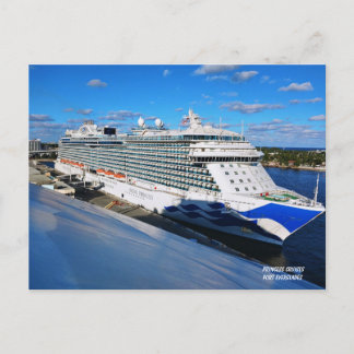 Princess in Port Postkarte