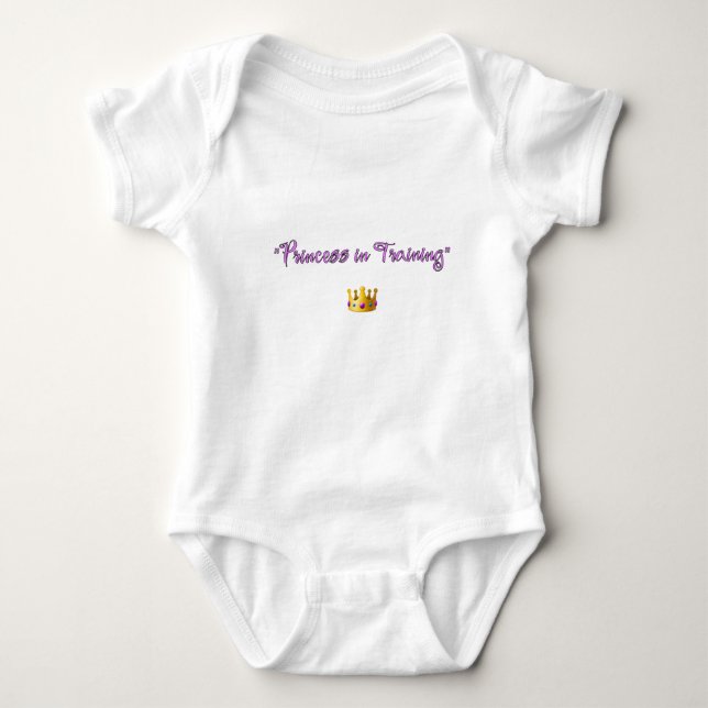 Princess in Training Baby Bodysuit Strampler (Vorderseite)