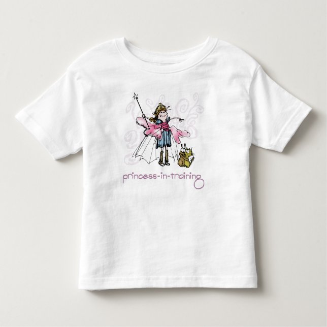 Princess-in-Training Kleinkind T-shirt (Vorderseite)