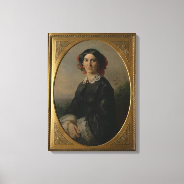 Princess Johanna von Bismarck, 1857 Leinwanddruck (Vorderseite)