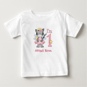 Princess Kitty 1. Geburtstag Baby T - Shirt