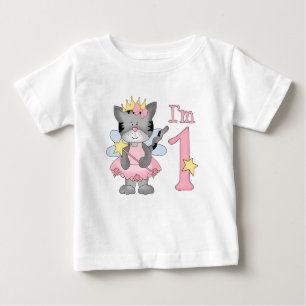Princess Kitty 1. Geburtstag Baby T-shirt