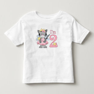 Princess Kitty 2. Geburtstag Kleinkind T-shirt