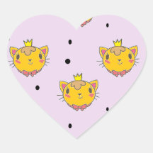 Princess Kitty Cat auf lila