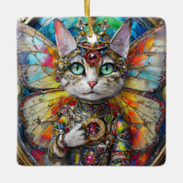 Princess Kitty Cat of the Butterfly Wing Brigade Keramikornament