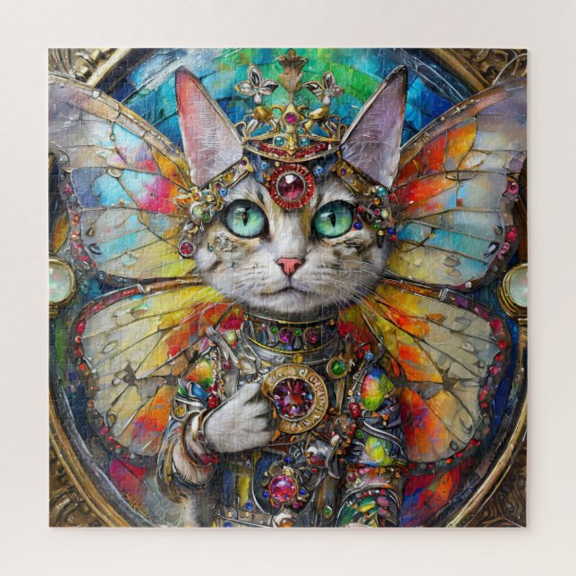 Princess Kitty Cat of the Butterfly Wing Brigade Puzzle (Vertikal)