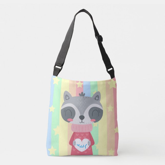 Princess Kitty Crossbody Bags Tragetaschen Mit Langen Trägern (Vorderseite)