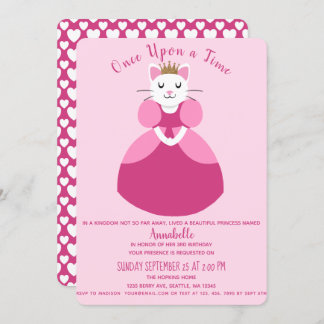 Princess Kitty Kindergeburtstag Einladung