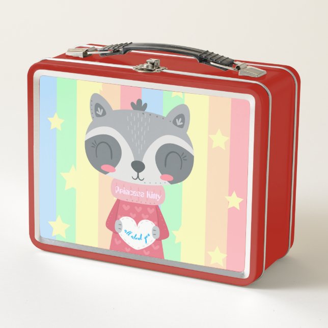 Princess Kitty Metal Lunchbox (Vorderseite)