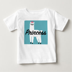 Princess Lama Design - Baby Fine Jersey T - Shirt