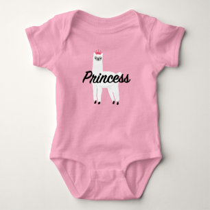 Princess Lama Design - Baby Jersey Bodysuit Strampler