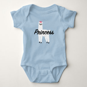Princess Lama Design - Baby Jersey Bodysuit Strampler