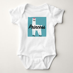 Princess Lama Design - Baby Jersey Bodysuit Strampler