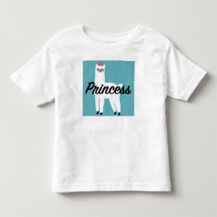 Princess Lama Design - Kinder Fein-Jersey-T-Shirt Kleinkind T-shirt