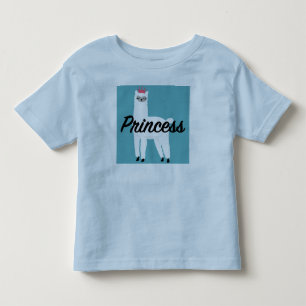 Princess Lama Design - Kinder Fein-Jersey-T-Shirt Kleinkind T-shirt