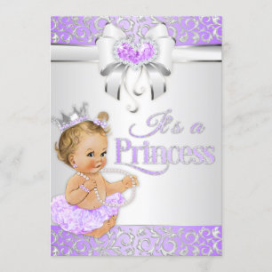 Princess Lavender Lilac & Silver Diamonds Bound Einladung